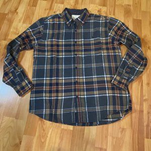 Weatherproof Original Vintage Long Sleeve Plaid Flannel Shirt